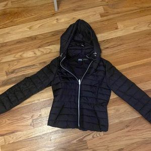 Zara puffer coat